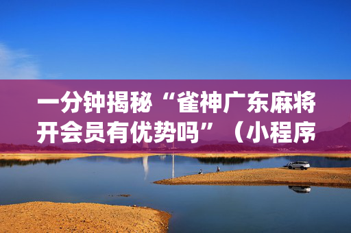 一分钟揭秘“雀神广东麻将开会员有优势吗”（小程序怎么才会赢)
