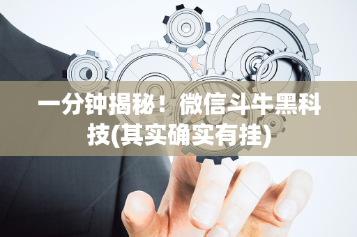 一分钟揭秘！微信斗牛黑科技(其实确实有挂)