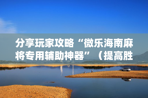 分享玩家攻略“微乐海南麻将专用辅助神器”（提高胜率软件)