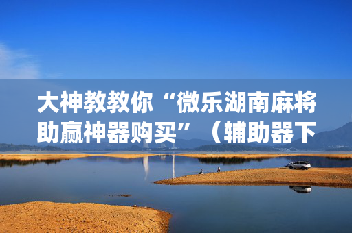 大神教教你“微乐湖南麻将助赢神器购买”（辅助器下载)