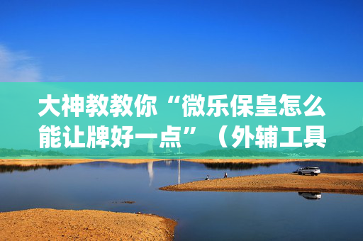 大神教教你“微乐保皇怎么能让牌好一点”（外辅工具)