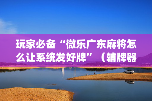 玩家必备“微乐广东麻将怎么让系统发好牌”（辅牌器插件购买)