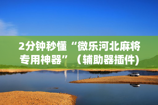 2分钟秒懂“微乐河北麻将专用神器”（辅助器插件)