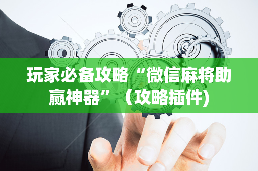 玩家必备攻略“微信麻将助赢神器”（攻略插件)