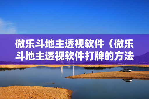 微乐斗地主透视软件（微乐斗地主透视软件打牌的方法）