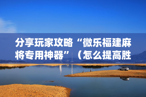 分享玩家攻略“微乐福建麻将专用神器”（怎么提高胜率)