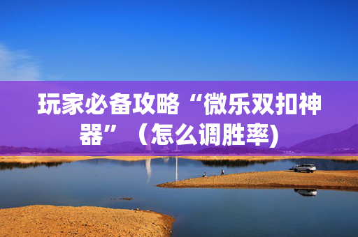 玩家必备攻略“微乐双扣神器”（怎么调胜率)