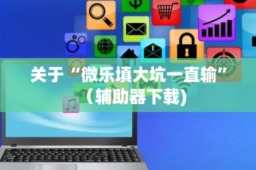 关于“微乐填大坑一直输”（辅助器下载)
