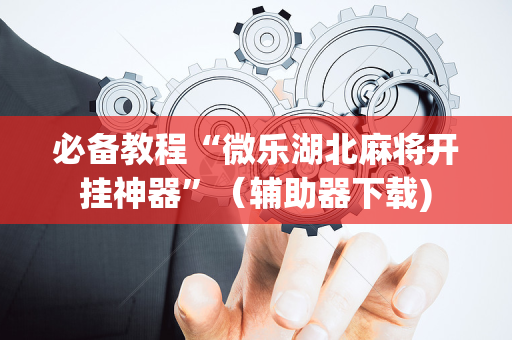 必备教程“微乐湖北麻将开挂神器”（辅助器下载)