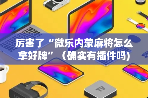 厉害了“微乐内蒙麻将怎么拿好牌”（确实有插件吗)