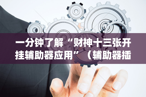 一分钟了解“财神十三张开挂辅助器应用”（辅助器插件)