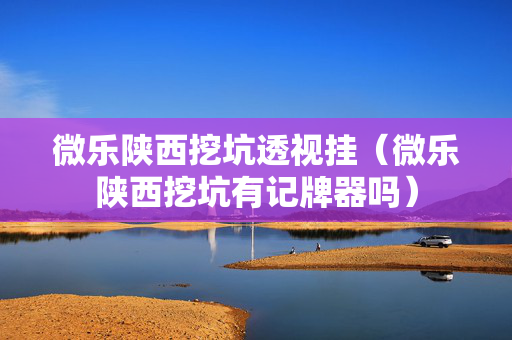 微乐陕西挖坑透视挂（微乐陕西挖坑有记牌器吗）