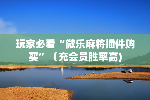 玩家必看“微乐麻将插件购买”（充会员胜率高)
