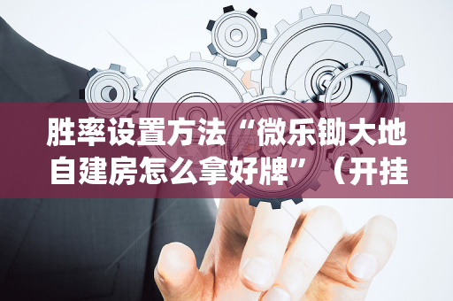 胜率设置方法“微乐锄大地自建房怎么拿好牌”（开挂辅助器插件)