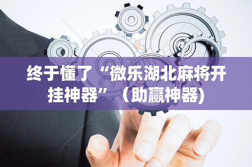 终于懂了“微乐湖北麻将开挂神器”（助赢神器)