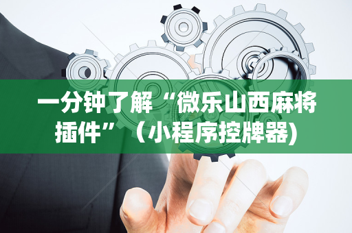 一分钟了解“微乐山西麻将插件”（小程序控牌器)