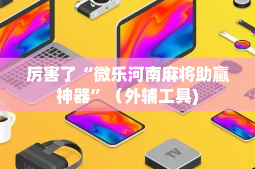 厉害了“微乐河南麻将助赢神器”（外辅工具)