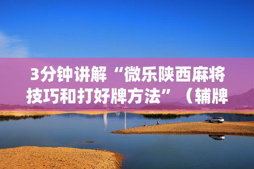 3分钟讲解“微乐陕西麻将技巧和打好牌方法”（辅牌器插件购买)