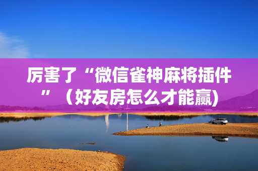 厉害了“微信雀神麻将插件”（好友房怎么才能赢)