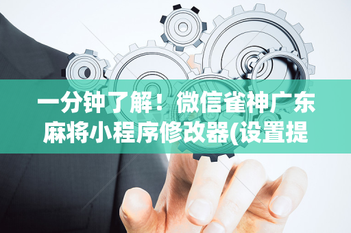 一分钟了解！微信雀神广东麻将小程序修改器(设置提高好牌几率)