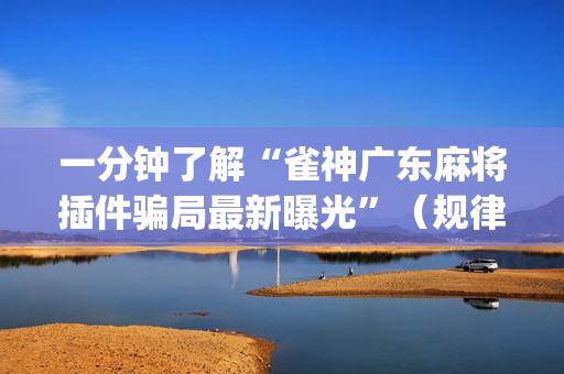 一分钟了解“雀神广东麻将插件骗局最新曝光”（规律确实有挂)