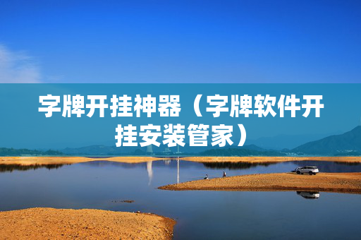 字牌开挂神器（字牌软件开挂安装管家）