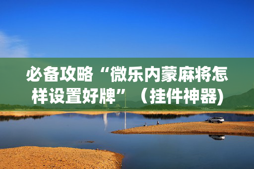 必备攻略“微乐内蒙麻将怎样设置好牌”（挂件神器)