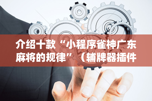 介绍十款“小程序雀神广东麻将的规律”（辅牌器插件购买)