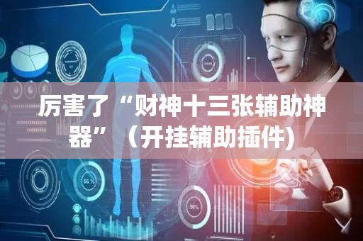 厉害了“财神十三张辅助神器”（开挂辅助插件)