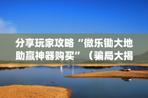 分享玩家攻略“微乐锄大地助赢神器购买”（骗局大揭秘)