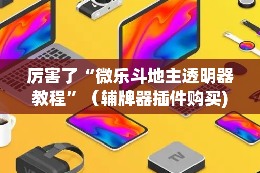 厉害了“微乐斗地主透明器教程”（辅牌器插件购买)