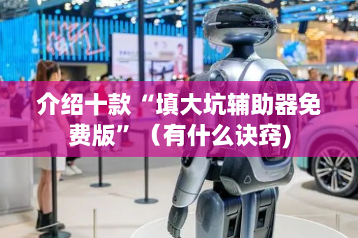 介绍十款“填大坑辅助器免费版”（有什么诀窍)
