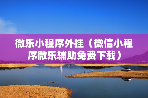 微乐小程序外挂（微信小程序微乐辅助免费下载）