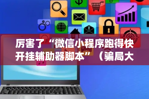 厉害了“微信小程序跑得快开挂辅助器脚本”（骗局大揭秘)