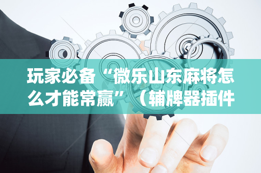 玩家必备“微乐山东麻将怎么才能常赢”（辅牌器插件购买)