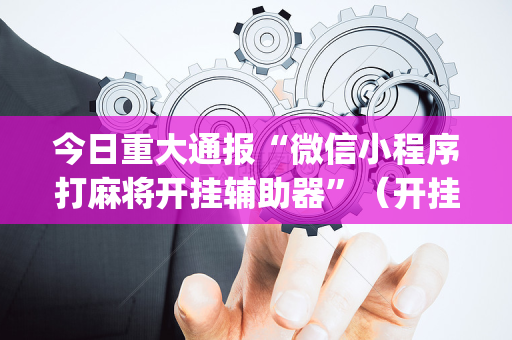今日重大通报“微信小程序打麻将开挂辅助器”（开挂辅助脚本)