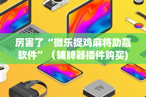 厉害了“微乐捉鸡麻将助赢软件”（辅牌器插件购买)