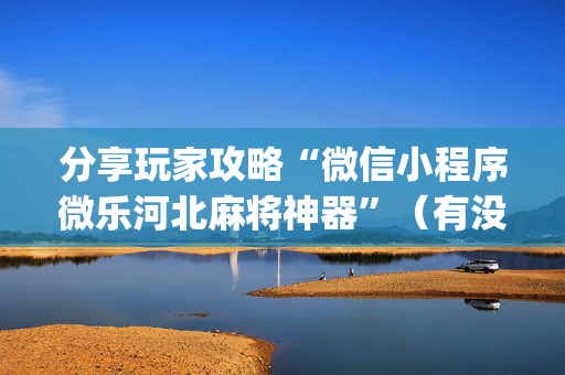分享玩家攻略“微信小程序微乐河北麻将神器”（有没有猫腻)