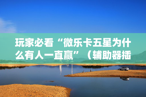 玩家必看“微乐卡五星为什么有人一直赢”（辅助器插件)