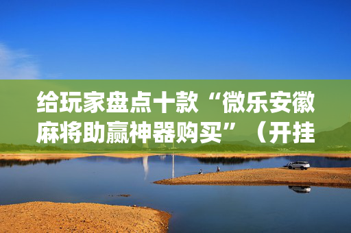 给玩家盘点十款“微乐安徽麻将助赢神器购买”（开挂辅助脚本)