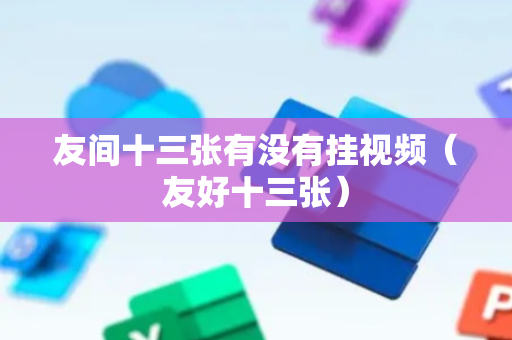 友间十三张有没有挂视频（友好十三张）