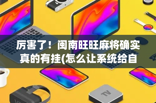 厉害了！闽南旺旺麻将确实真的有挂(怎么让系统给自己好牌)