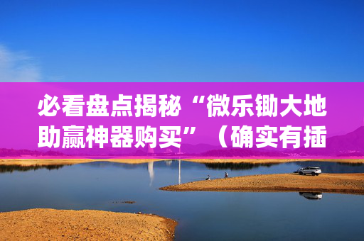 必看盘点揭秘“微乐锄大地助赢神器购买”（确实有插件吗)