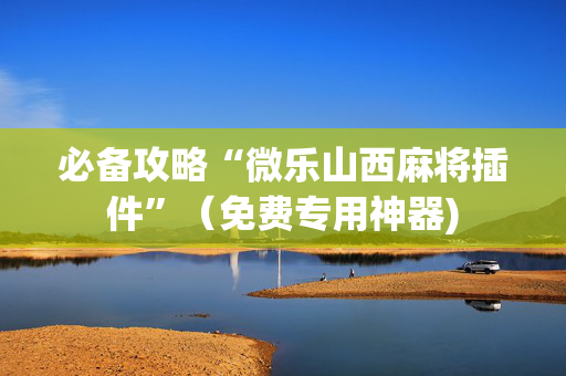 必备攻略“微乐山西麻将插件”（免费专用神器)
