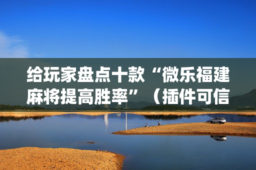给玩家盘点十款“微乐福建麻将提高胜率”（插件可信吗)
