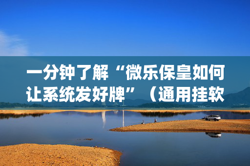 一分钟了解“微乐保皇如何让系统发好牌”（通用挂软件多少钱)
