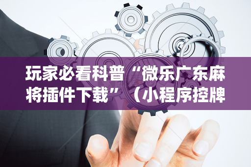 玩家必看科普“微乐广东麻将插件下载”（小程序控牌器)