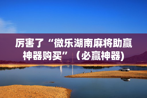 厉害了“微乐湖南麻将助赢神器购买”（必赢神器)