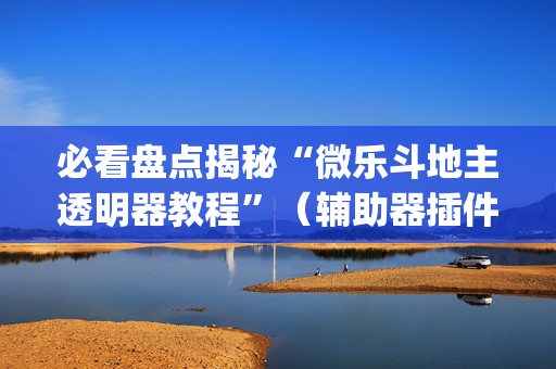 必看盘点揭秘“微乐斗地主透明器教程”（辅助器插件)