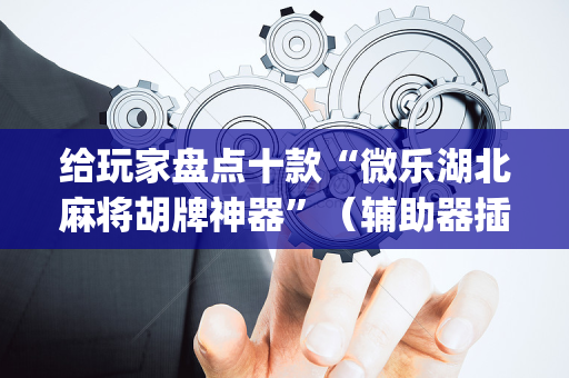 给玩家盘点十款“微乐湖北麻将胡牌神器”（辅助器插件)